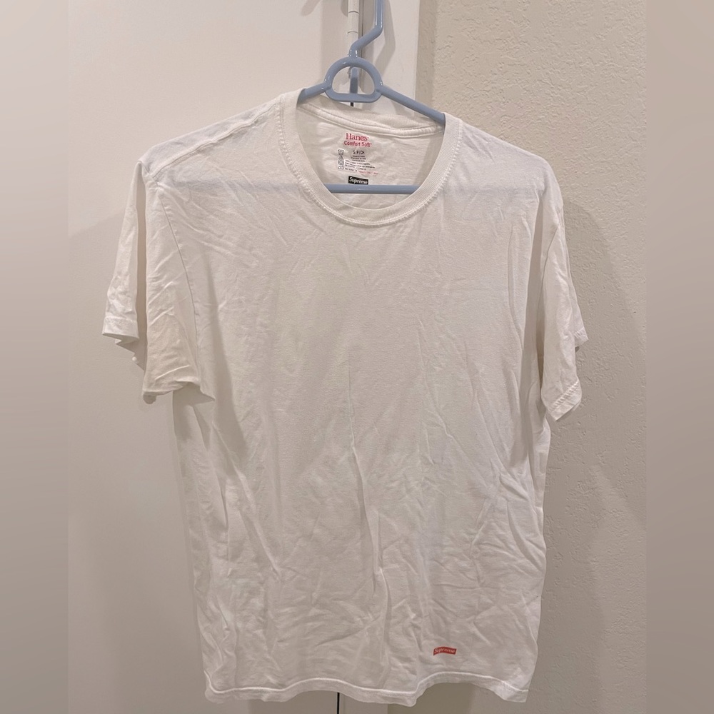 Supreme X Hanes White Tee